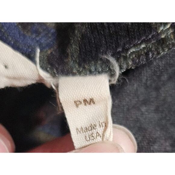 Soft Surroundings Women's Paisley Tunic Top Scoop Neck Asymmetric Hem Petite M - Picture 4 of 4